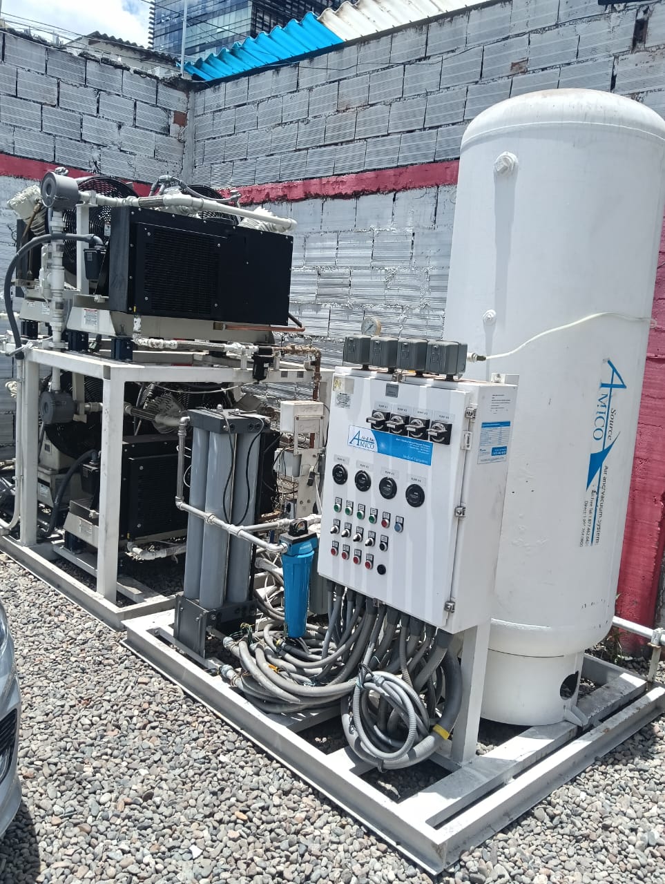 Sistema de aire medicinal Cryo Amico